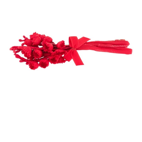 Gucci Red Floral Hair Accessory - Picture 1 of 2